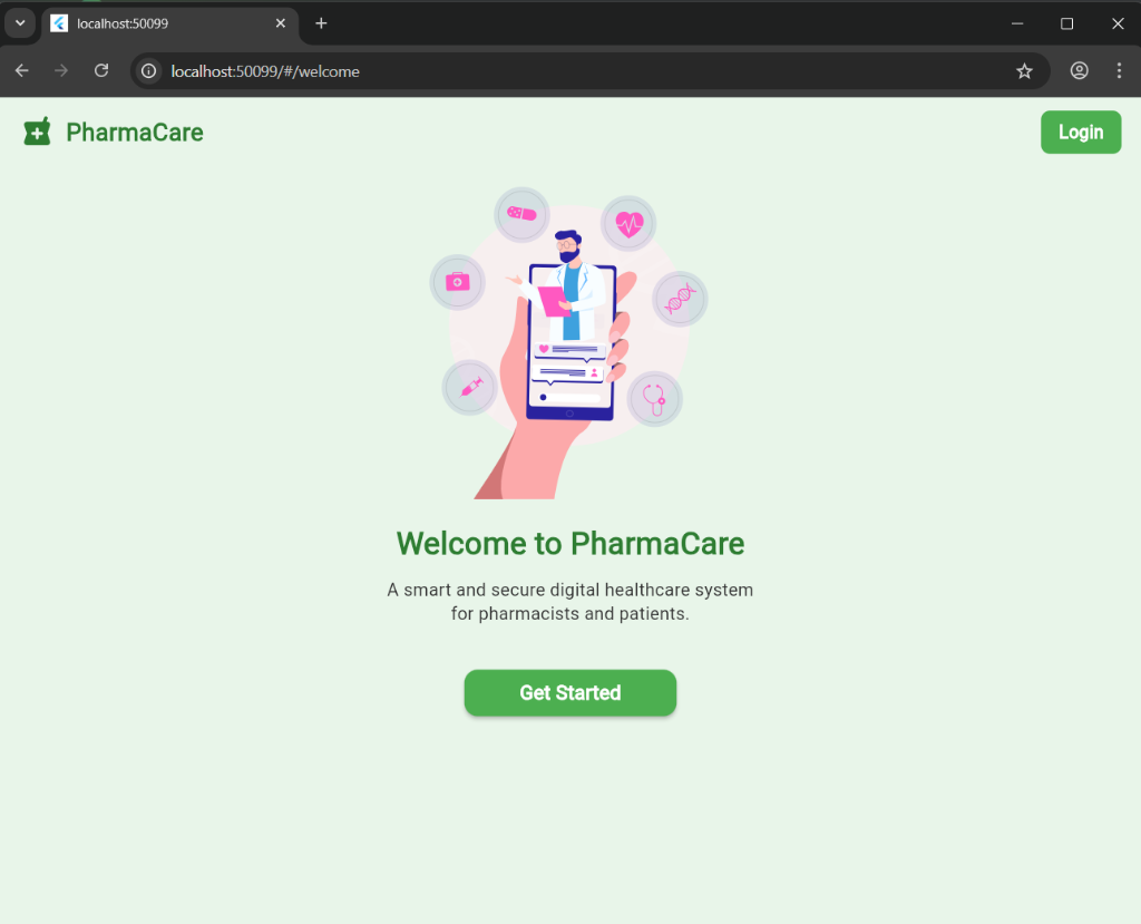 PharmaCare Portal Welcome