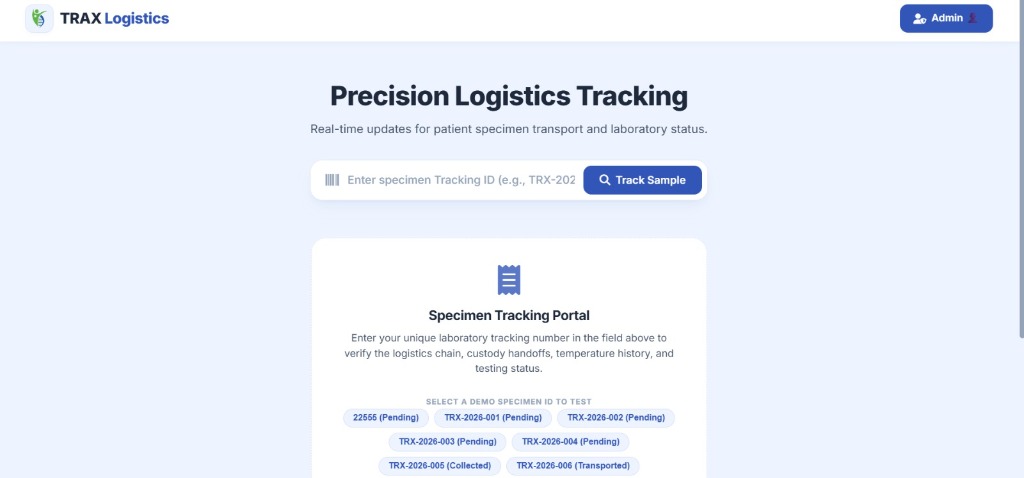 TRAX Public Tracking Portal